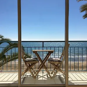 Insitges Sant Sebastia's , Sitges Spanje